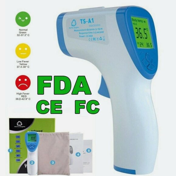Digital LCD Infrared Thermometer Non-contact Forehead Baby Adult Temperature Gun - Picture 2 of 5